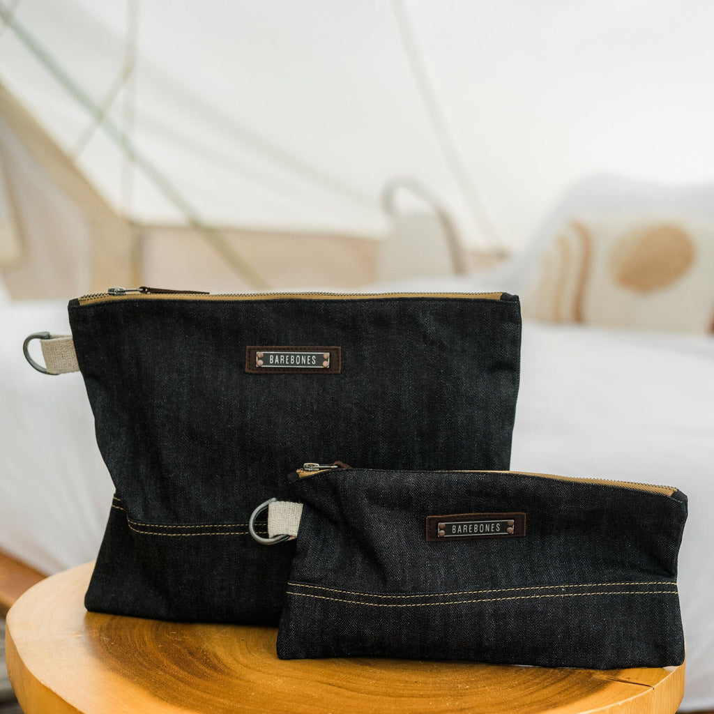 Neelum Zipper Pouch - Denim