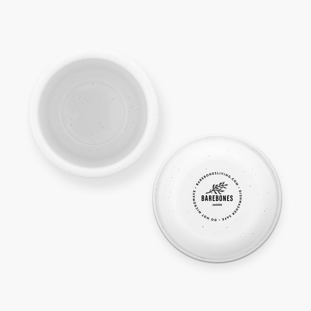 Rolled Enamelware Cup Set