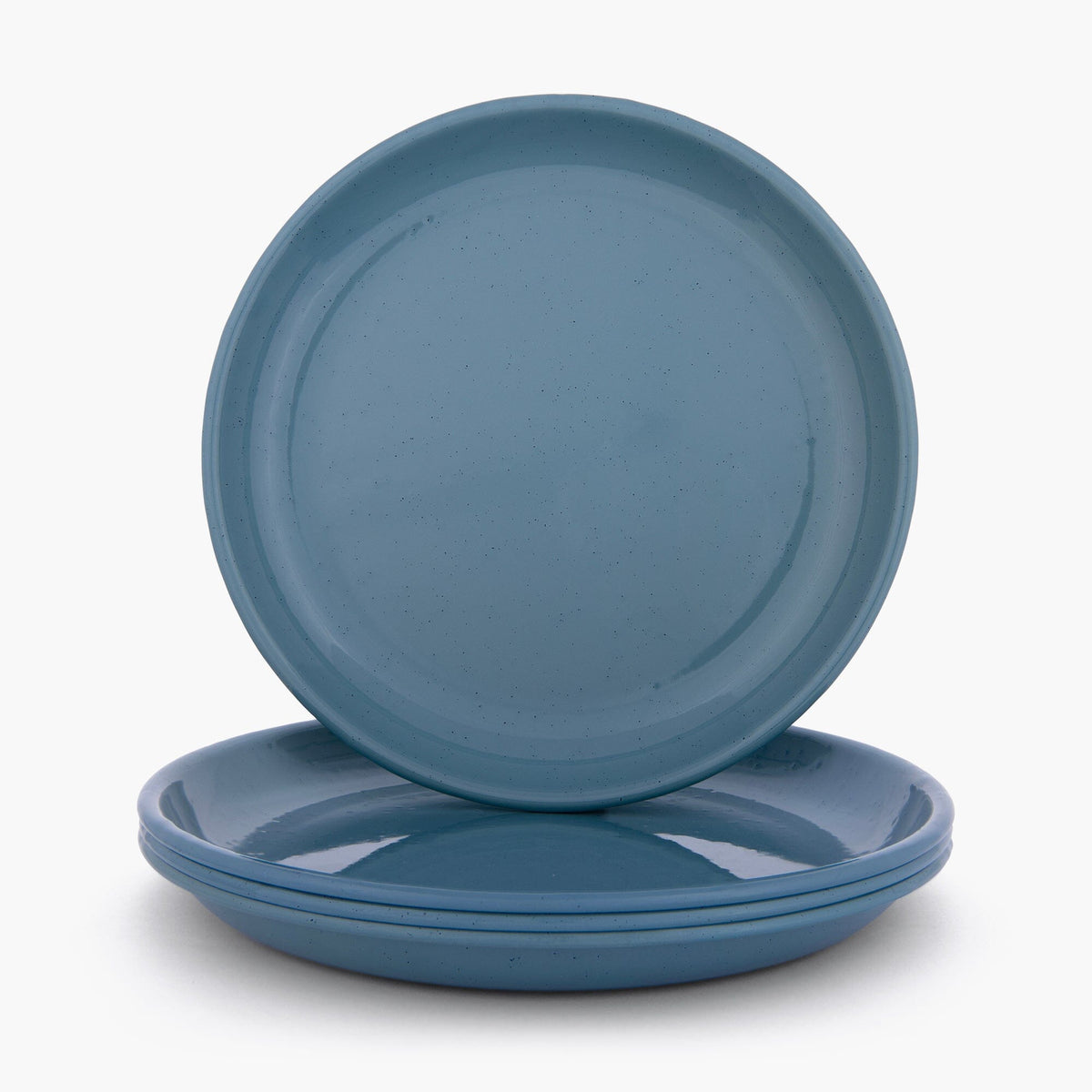 Rolled Enamelware Plate Set