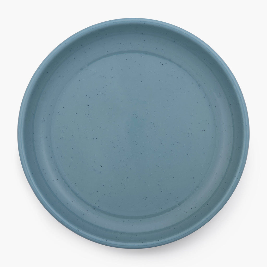 Rolled Enamelware Plate Set