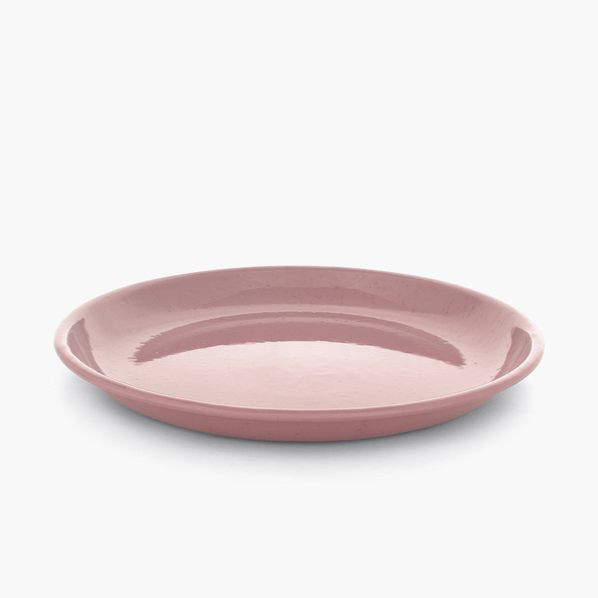 Rolled Enamelware Plate Set