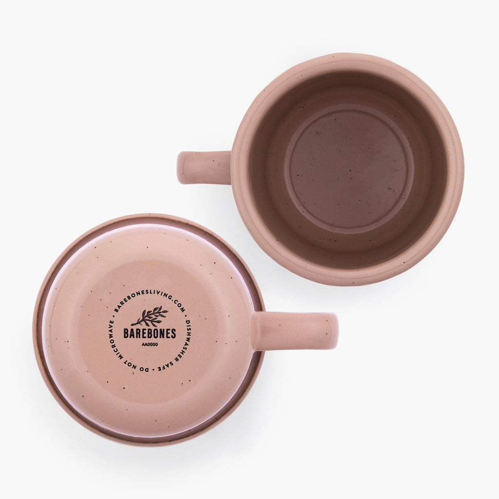 Rolled Enamelware Mug Set
