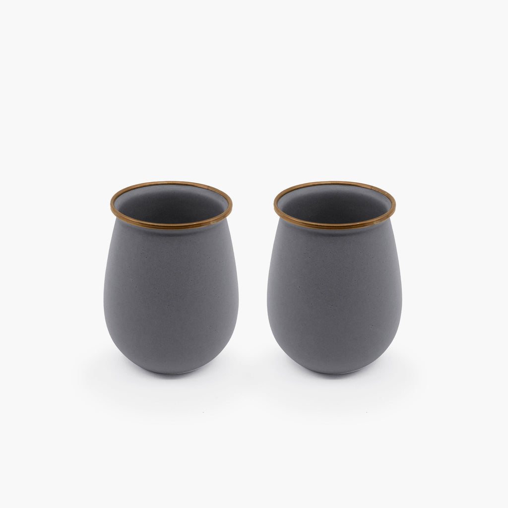 Enamelware Dining Collection - Slate Gray