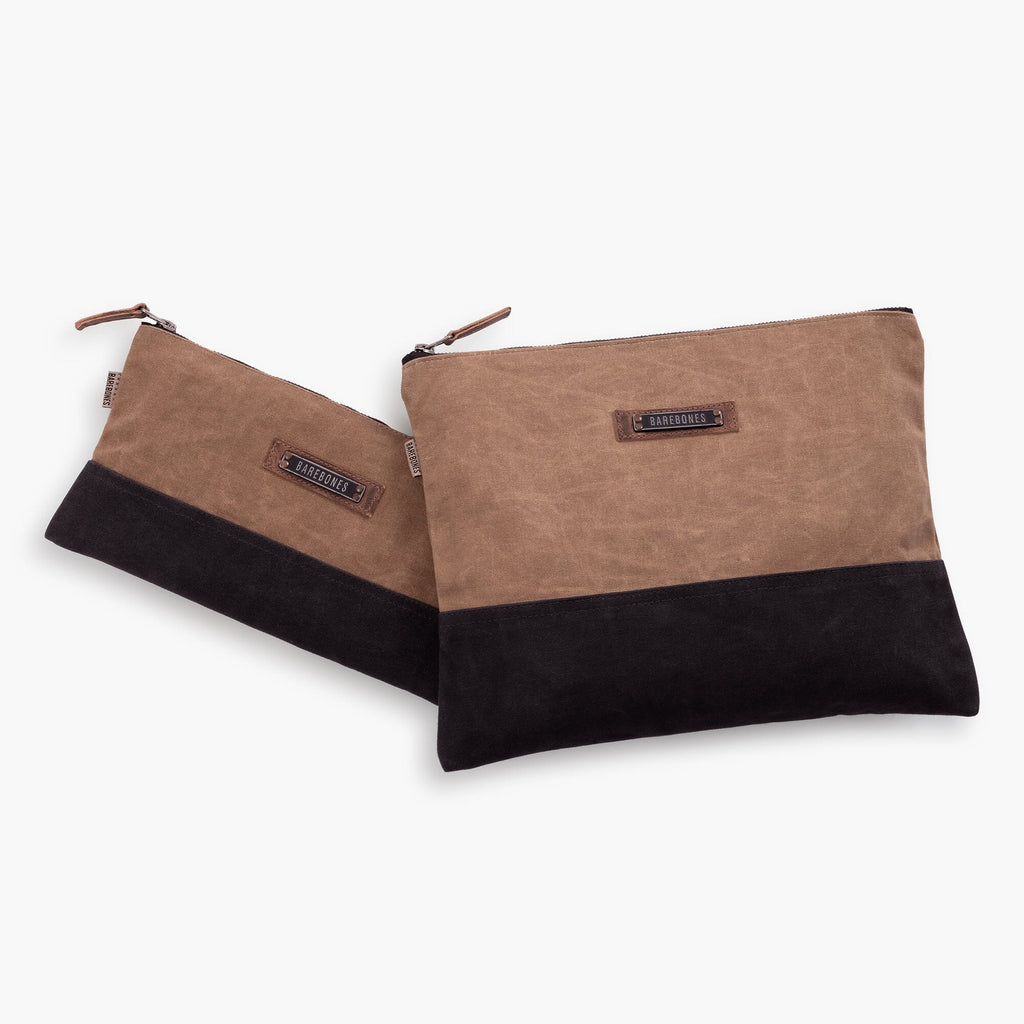 Neelum Zipper Pouch - Khaki