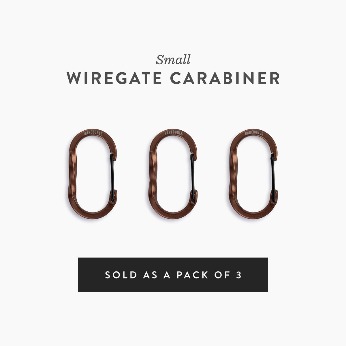 Wiregate Carabiners - 3 Sizes